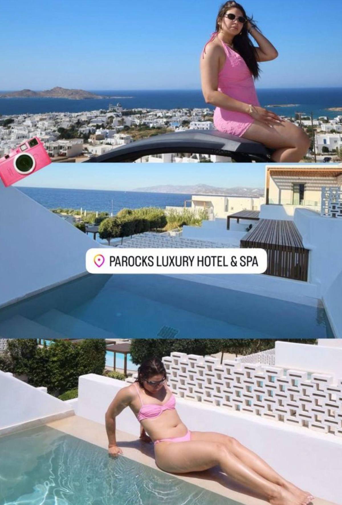 Así son las paradisíacas vacaciones de Luis Palma y su bella esposa en Grecia
