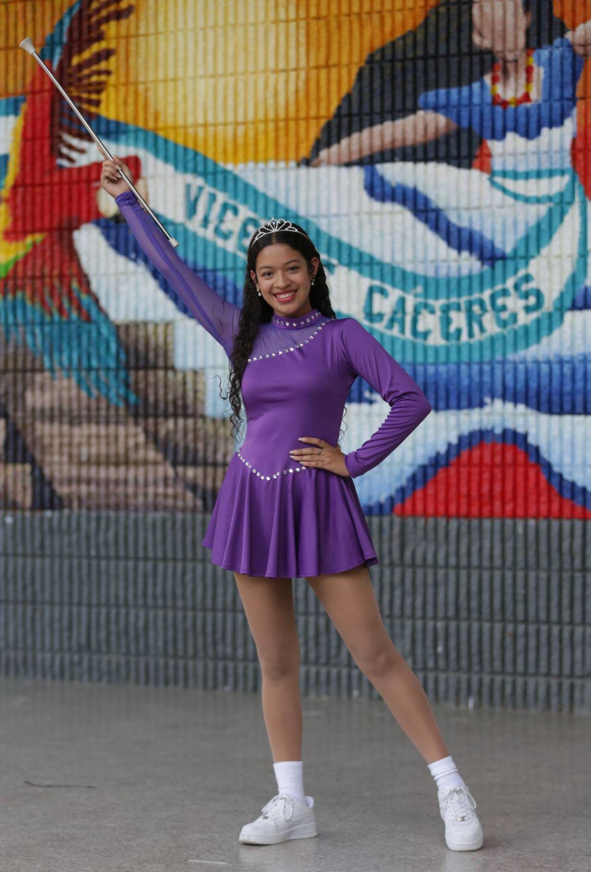 Palillonas del Central Vicente Cáceres se preparan para deslumbrar el 15 de septiembre