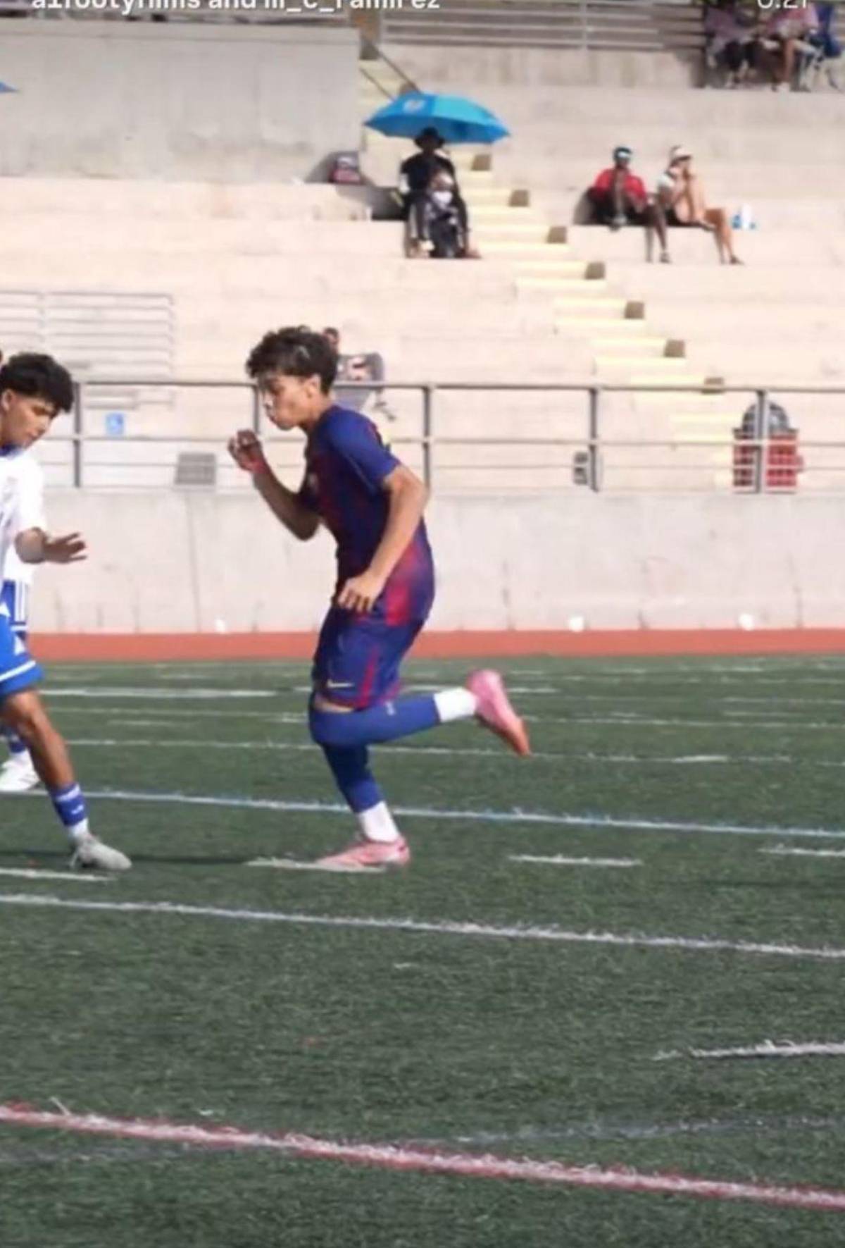 EE UU le roba a Honduras una joyita catracha que juega en la academia del Barcelona