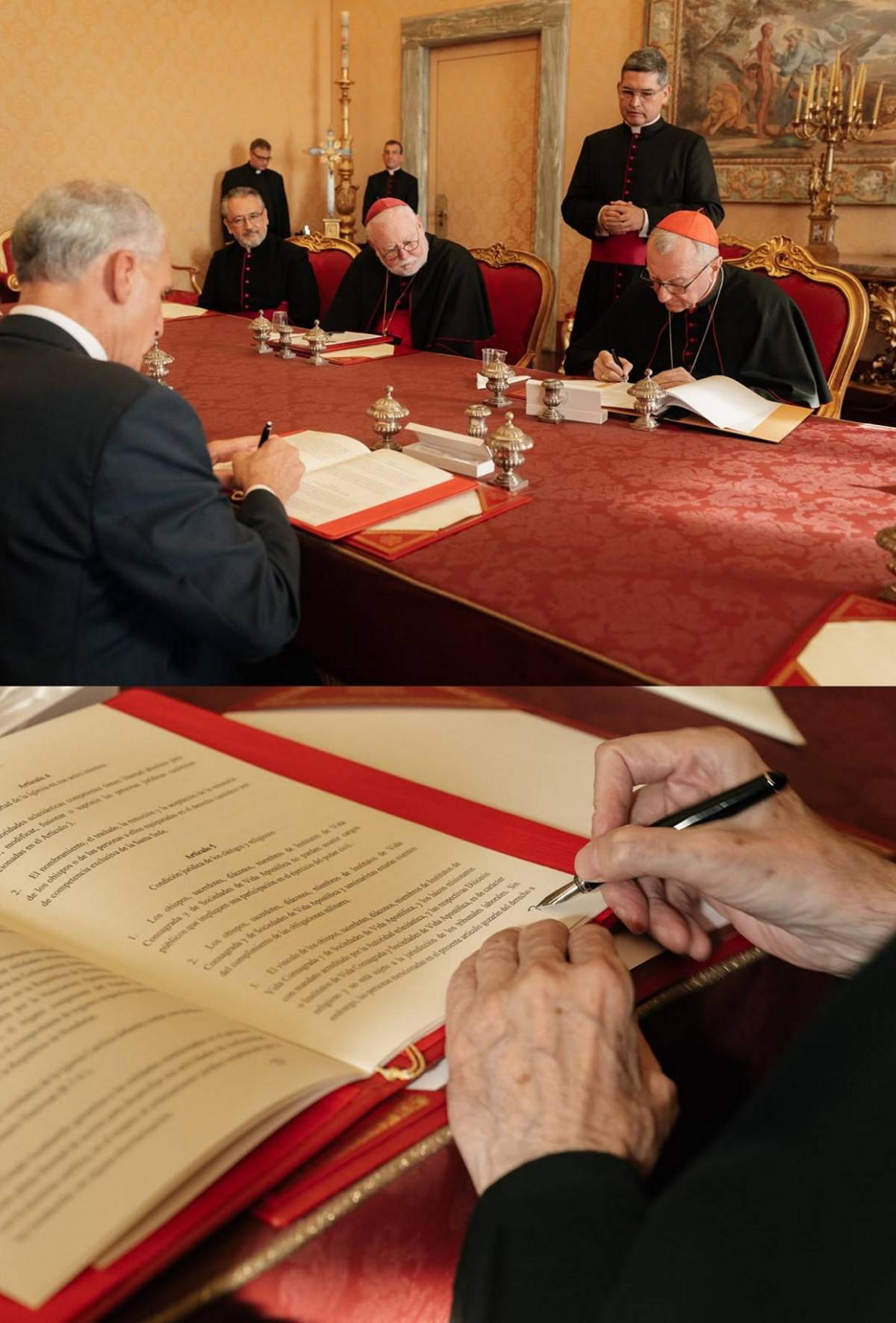 Reunión con diáspora y acuerdos con el Vaticano: la visita de Nasry Asfura a Italia en imágenes