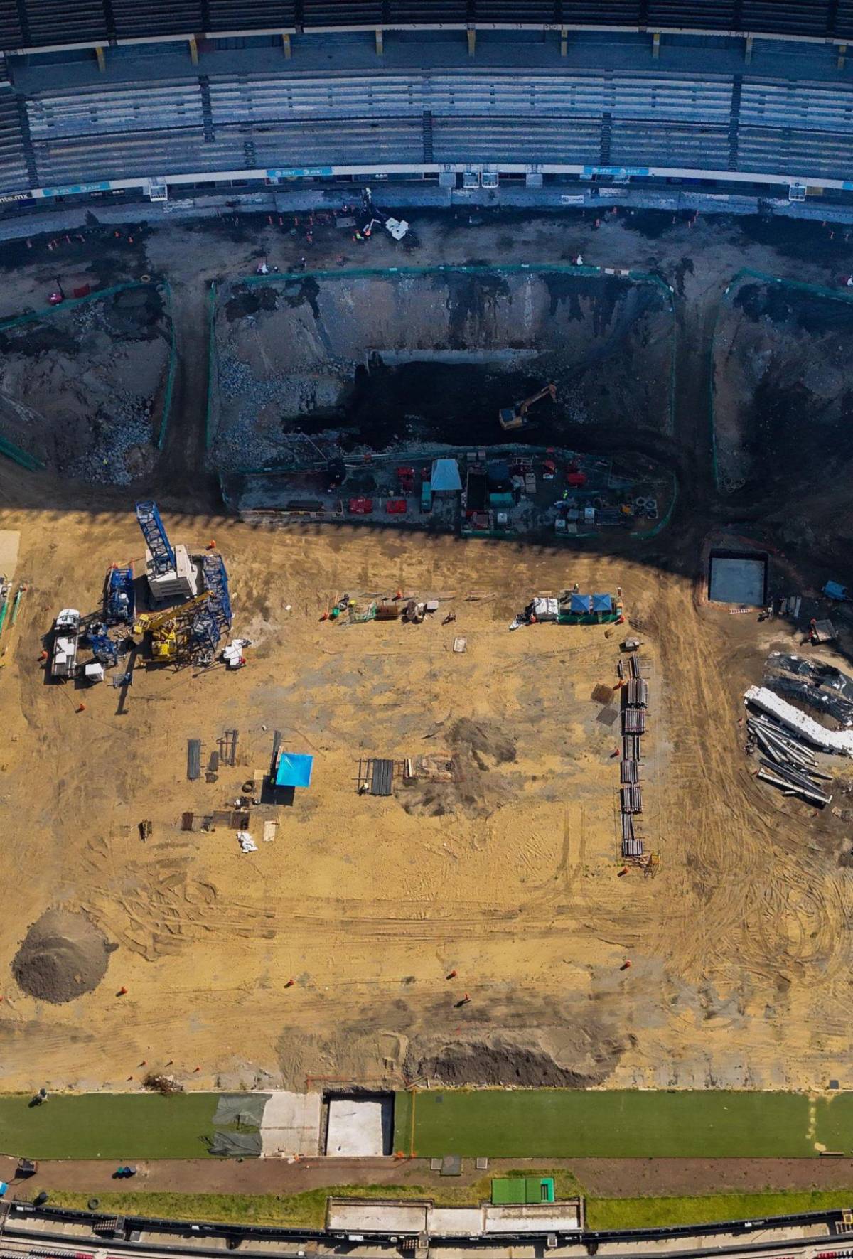 Así luce el Estadio Azteca por remodelaciones para Mundial 2026