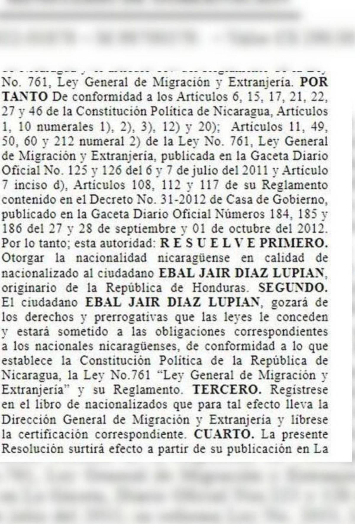 ¿Qué ha sido de la vida de Ebal Díaz en Nicaragua?