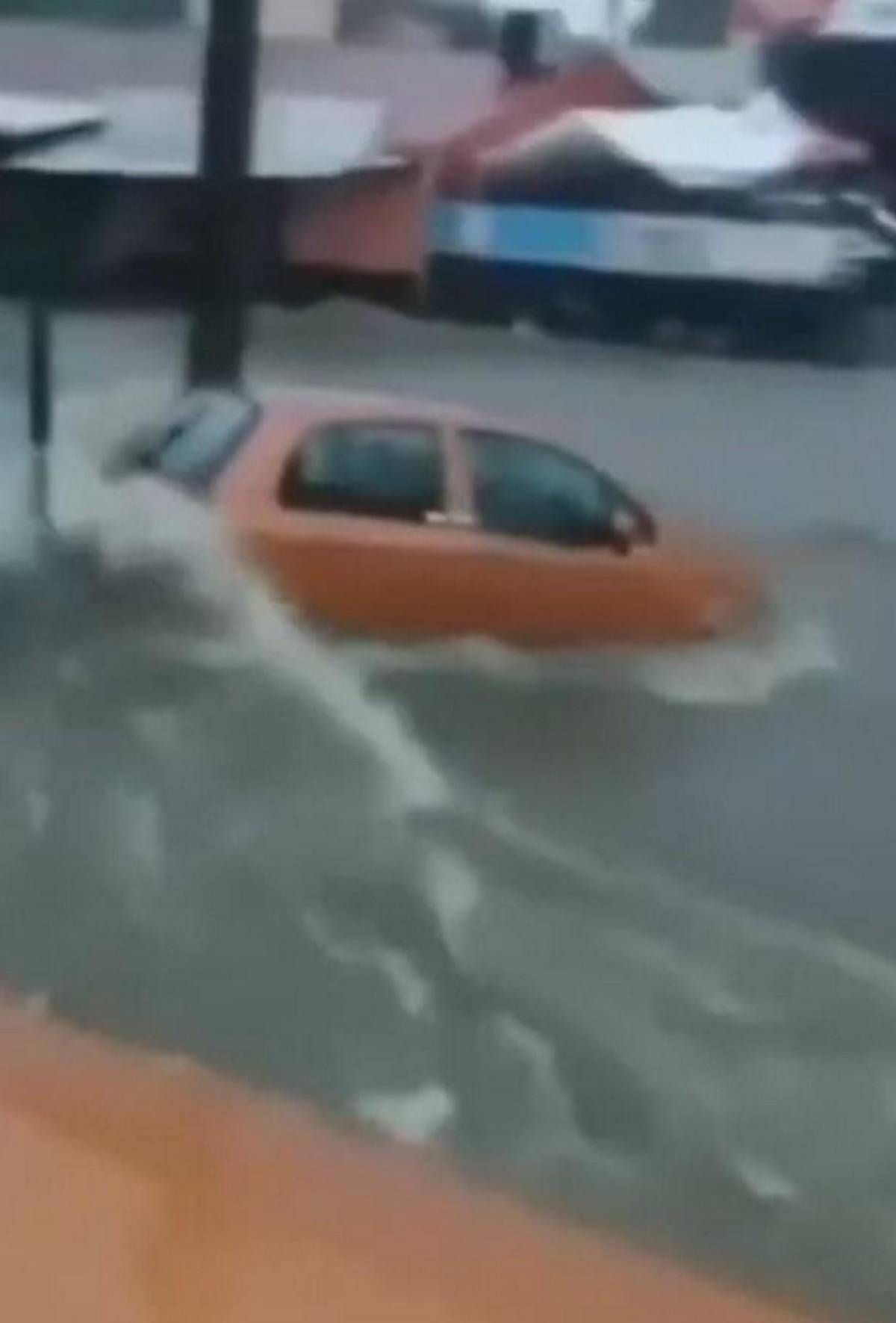 Parecía un tsunami: tormenta en San Pedro Sula dejó imágenes apocalípticas