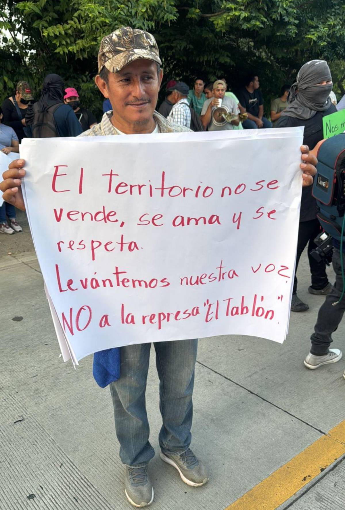 “Quimistán no se vende”: Continúan las protestas contra represa El Tablón