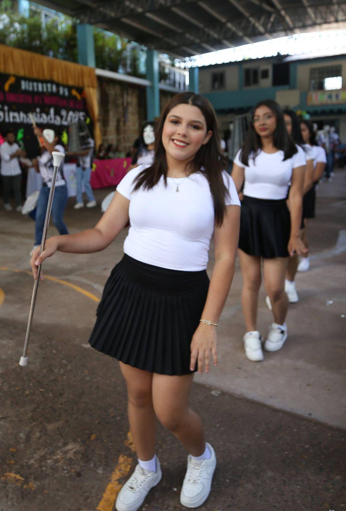 Ellas son las palillonas que representarán al Nimia Baquedano en los desfiles patrios