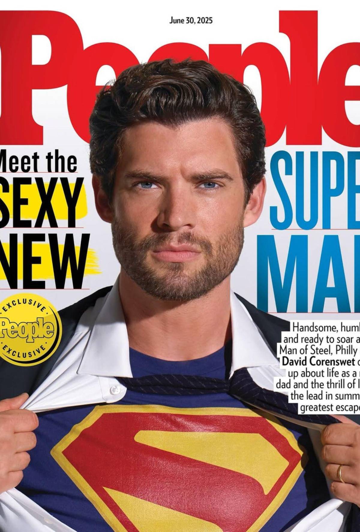 David Corenswet: edad, estatura, esposa y más sobre el nuevo Superman