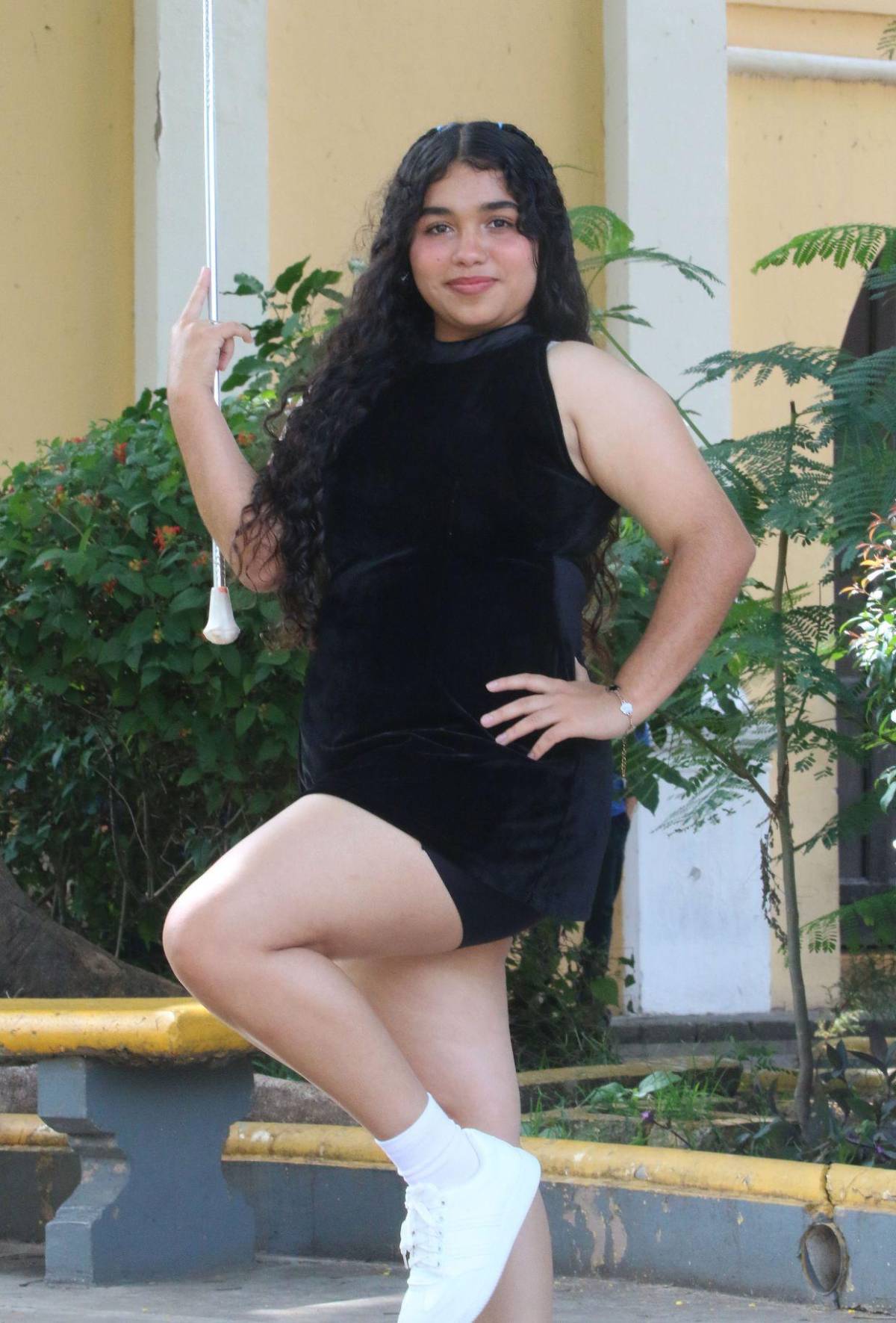 Las bellas palillonas del Instituto Vuelo de Águila que engalanarán los desfiles el 15 de septiembre