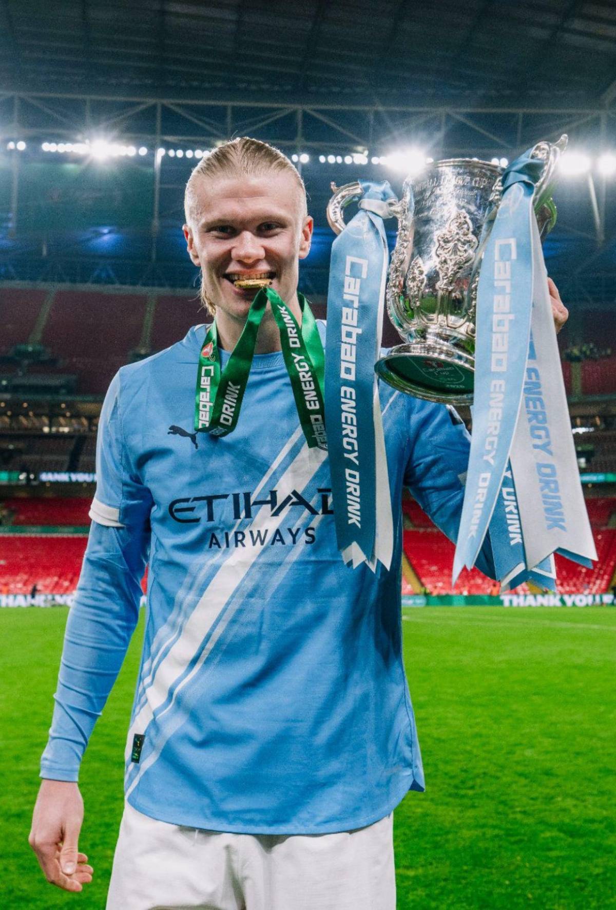 Quién es la hondureña a la que el Manchester City le utilizó una canción tras ganar la Carabao Cup