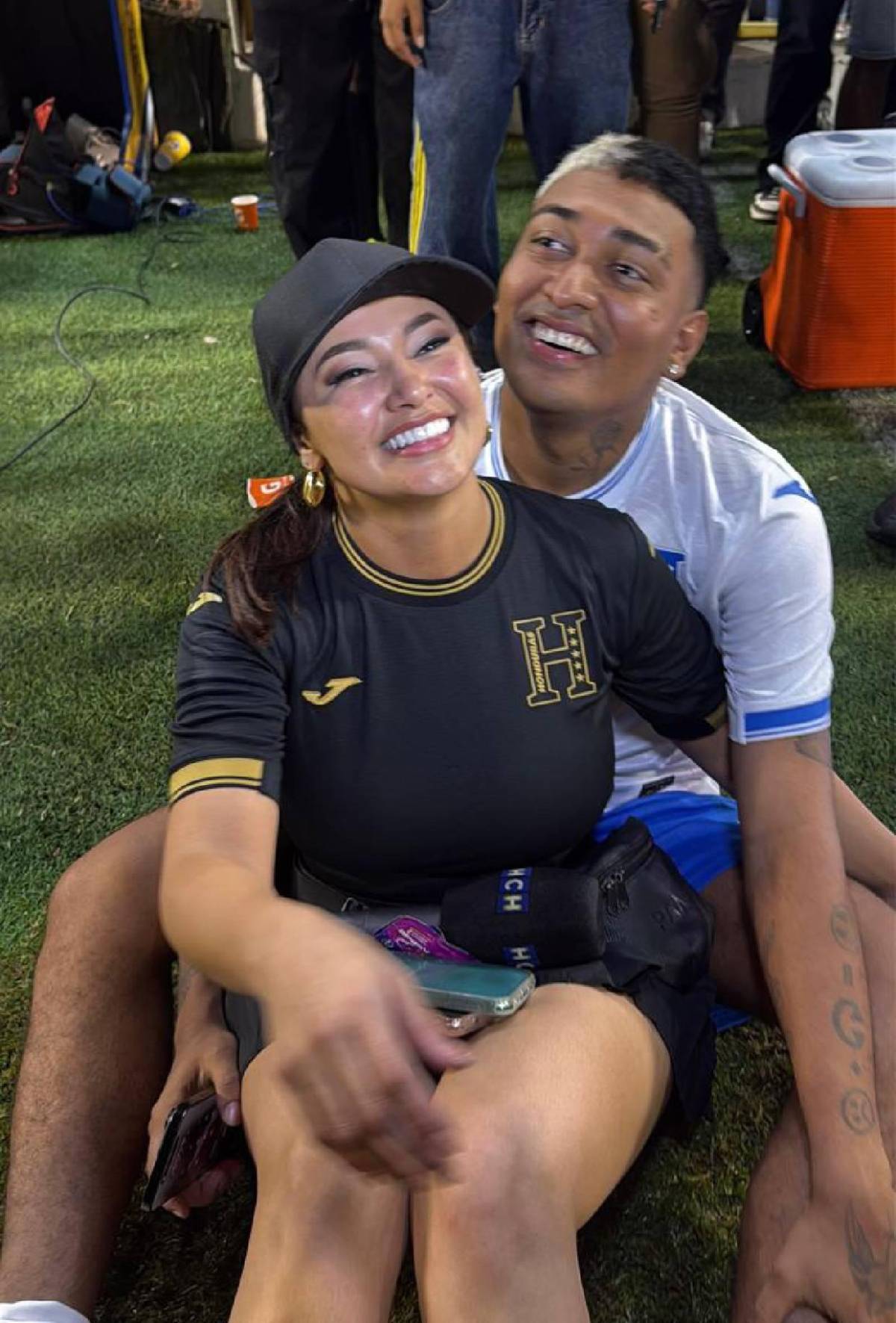 Las bellas novias de los futbolistas de la selección de tiktokers de Honduras