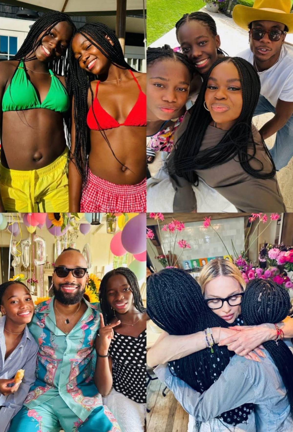 Madonna celebra con extravagante fiesta el 13º cumpleaños de sus gemelas Stella y Estere