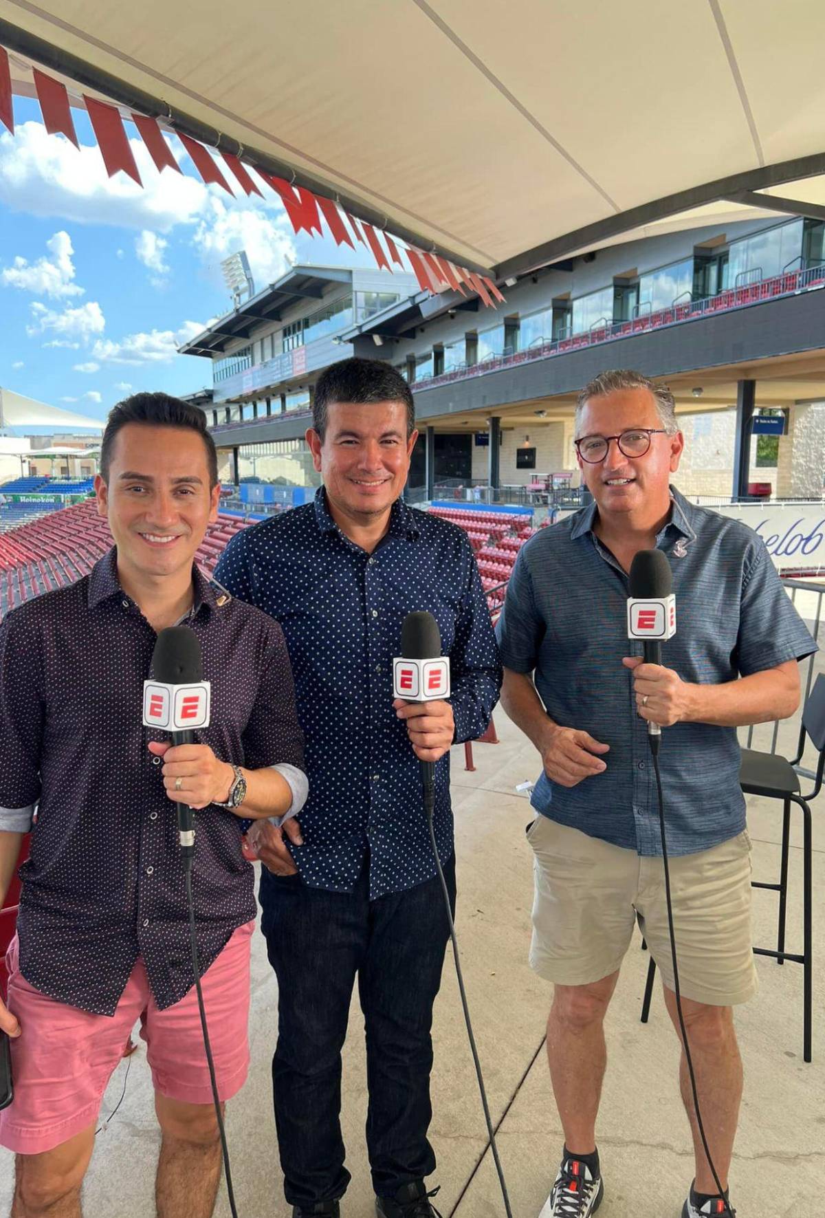 Periodistas deportivos de Honduras que ahora viven en Estados Unidos