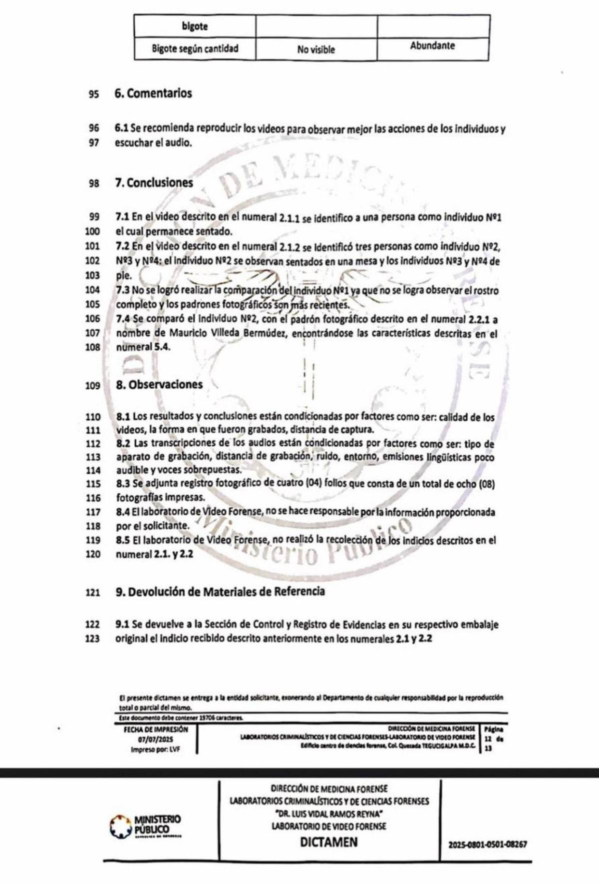 ¿Qué dice el dictamen forense del Ministerio Público sobre el narcovideo de Mauricio Villeda?