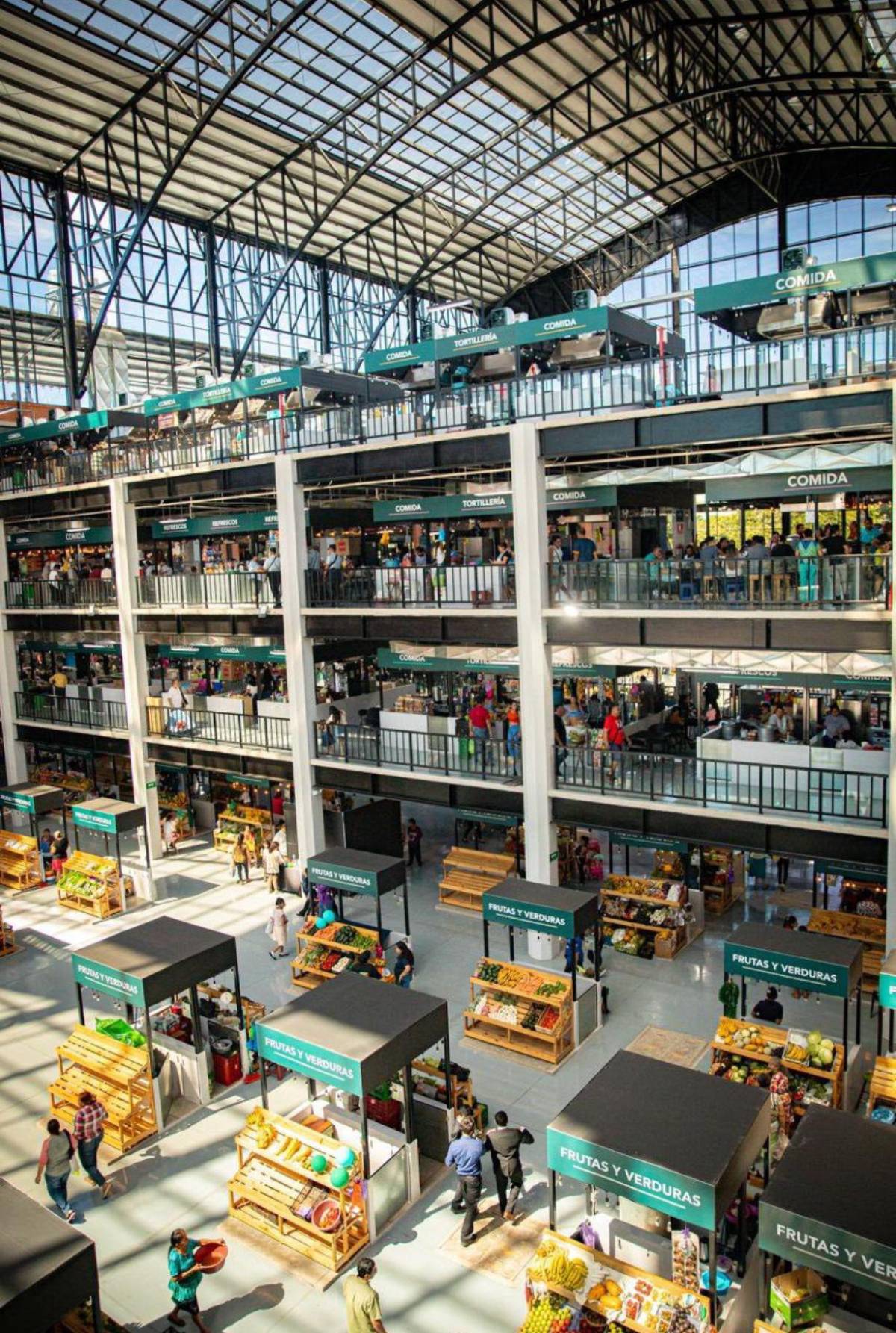 Así es el enorme Mercado San Miguelito, inaugurado por Bukele en El Salvador