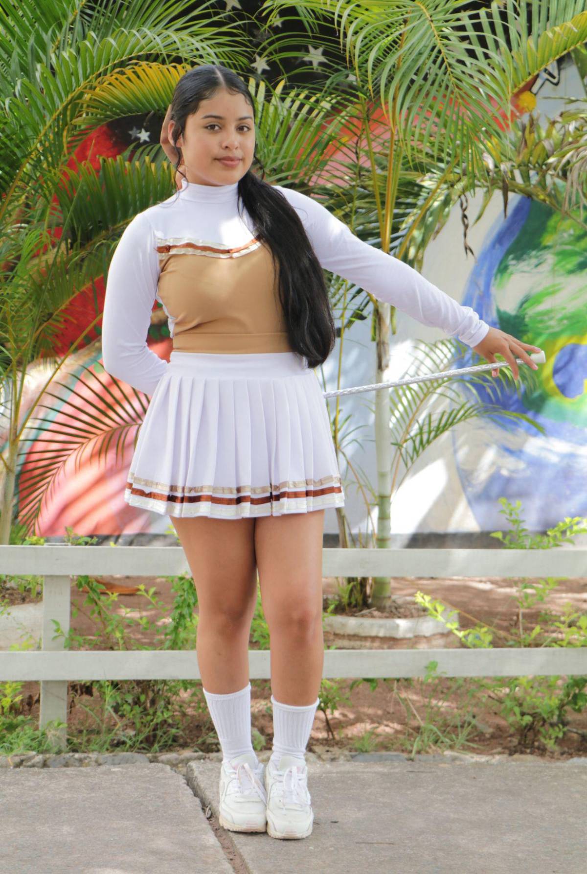 Palillonas del Técnico Honduras listas para rendir homenaje a la patria en los desfiles