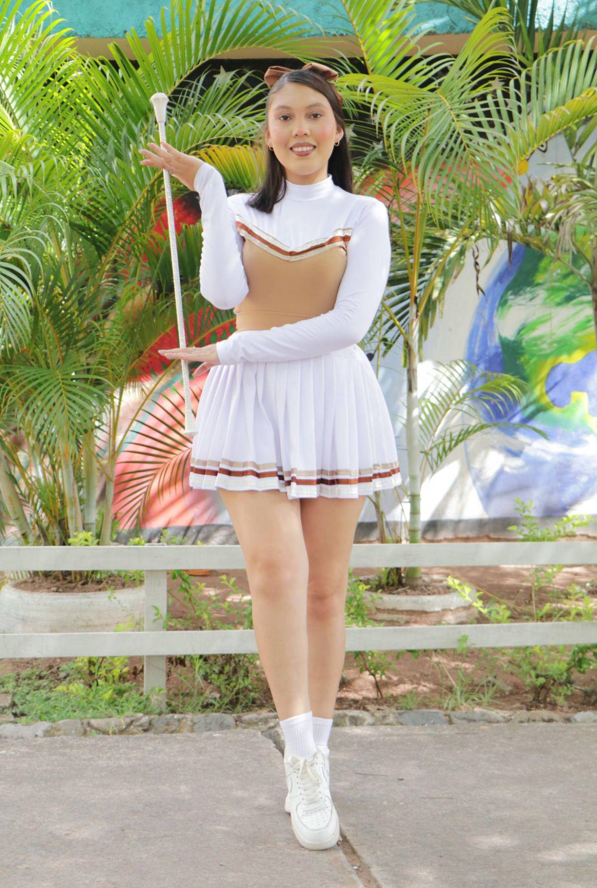 Palillonas del Técnico Honduras listas para rendir homenaje a la patria en los desfiles