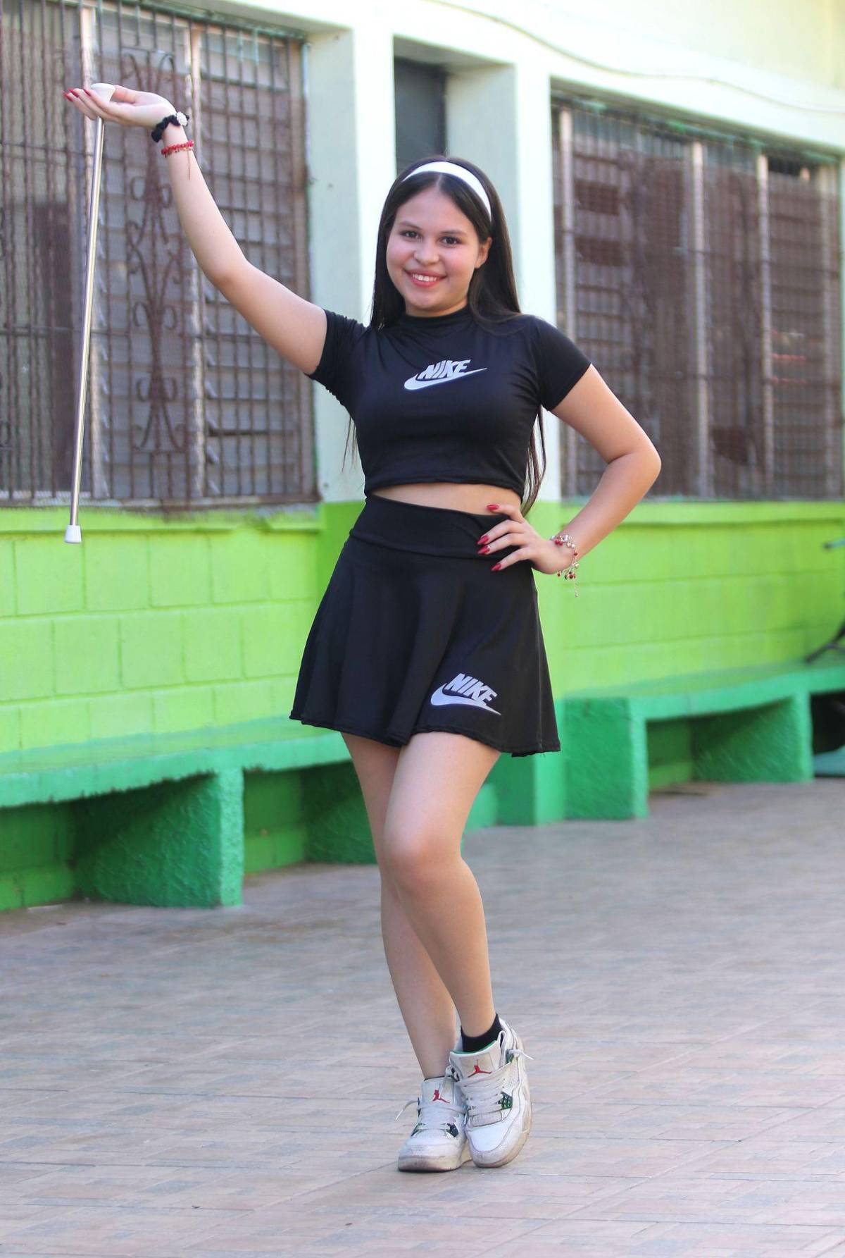 Palillonas del Instituto Abelardo Fortín afinan sus pasos rumbo a los desfiles patrios