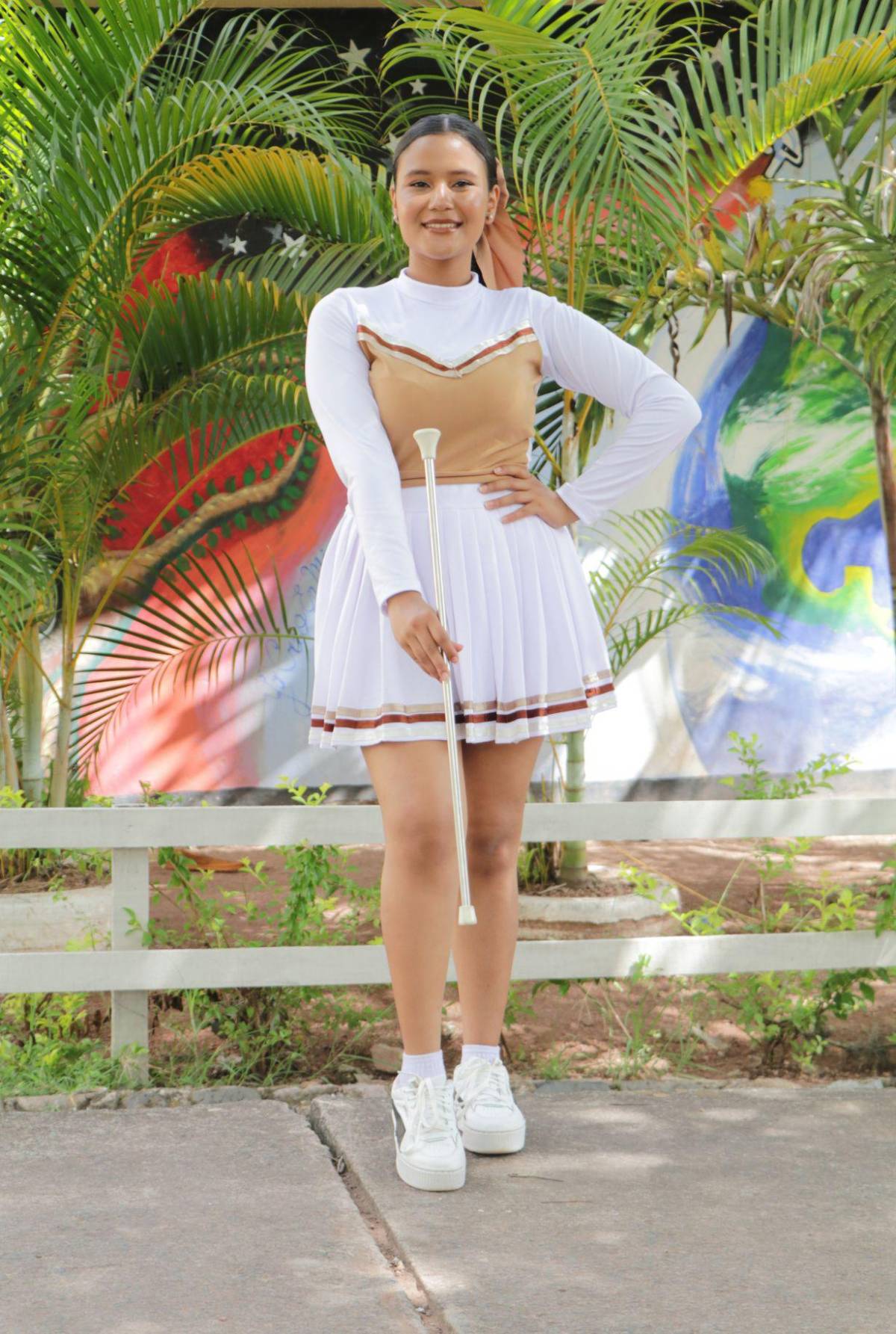 Palillonas del Técnico Honduras listas para rendir homenaje a la patria en los desfiles