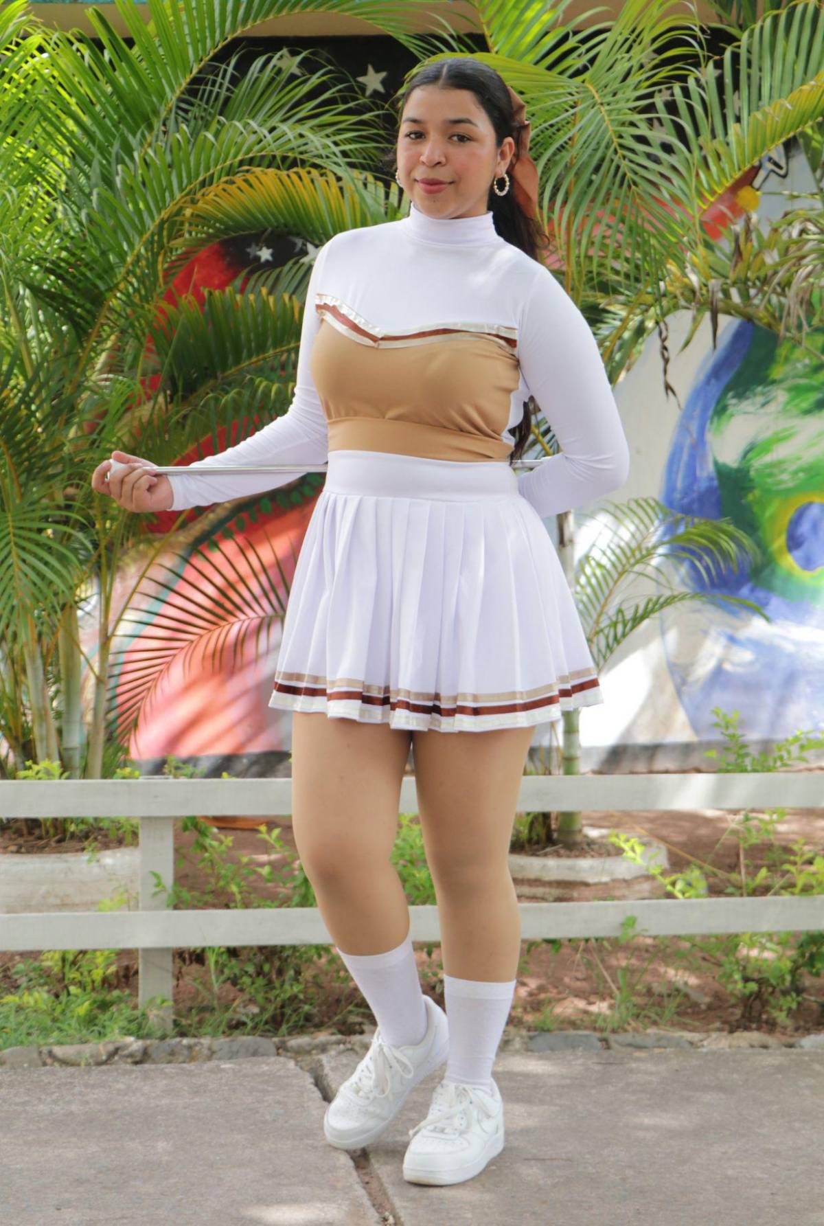 Palillonas del Técnico Honduras listas para rendir homenaje a la patria en los desfiles