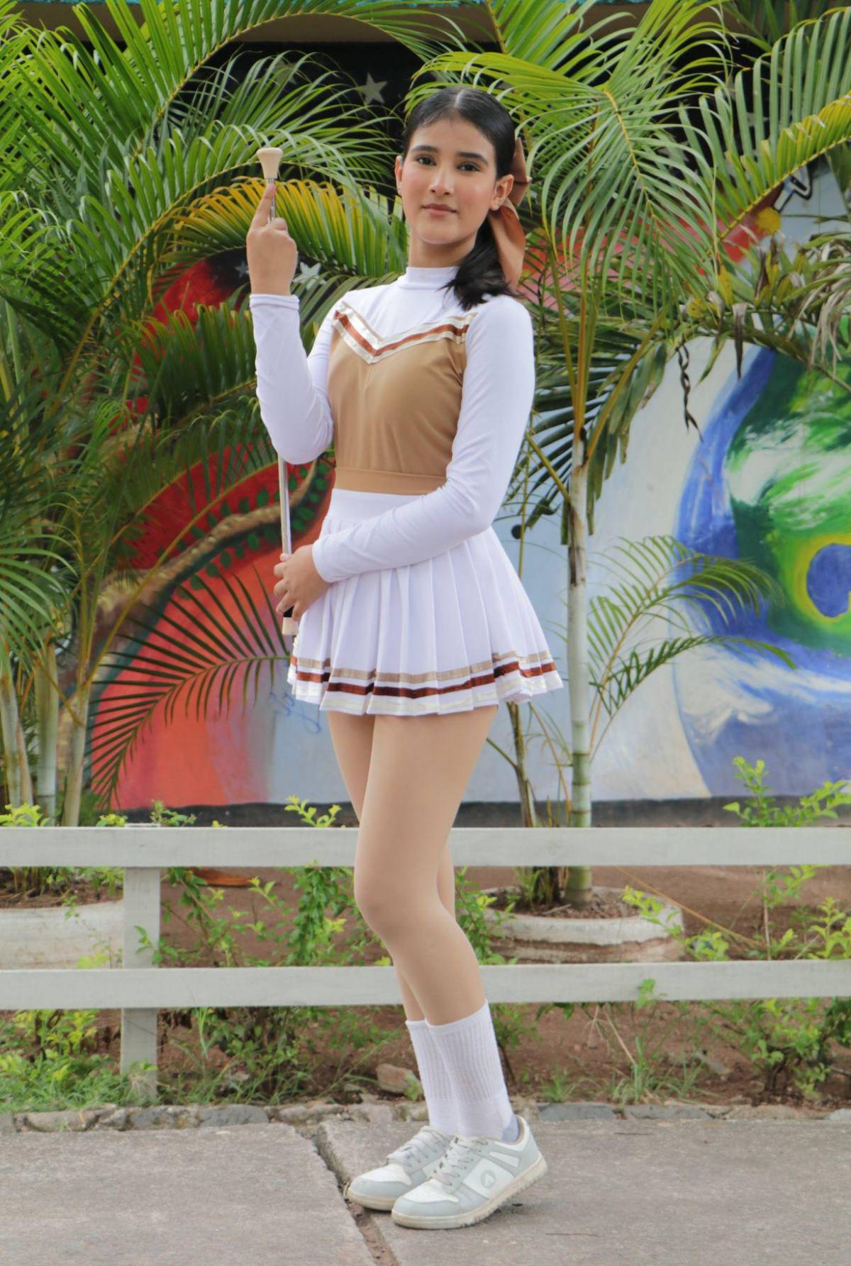 Palillonas del Técnico Honduras listas para rendir homenaje a la patria en los desfiles