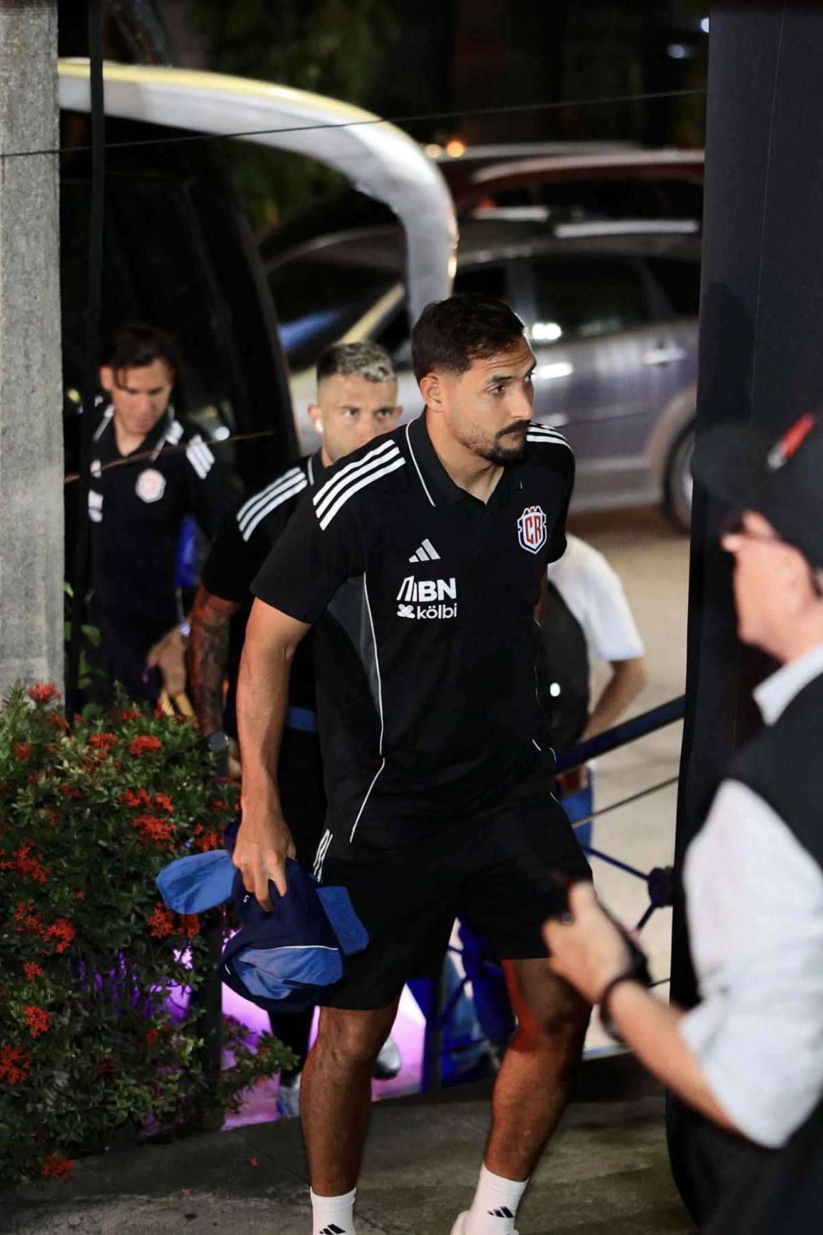 Llegada de Costa Rica a San Pedro Sula para partido eliminatorio ante Honduras