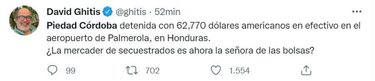 Retienen a la colombiana Piedad Córdoba en Honduras y así reacciona el mundo