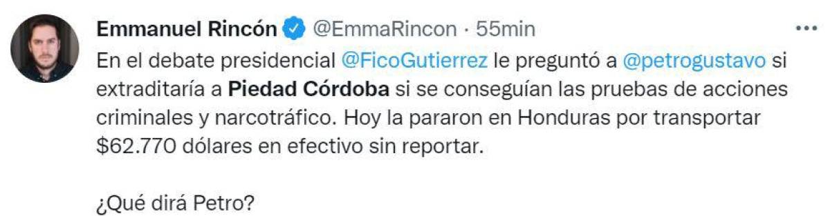 Retienen a la colombiana Piedad Córdoba en Honduras y así reacciona el mundo