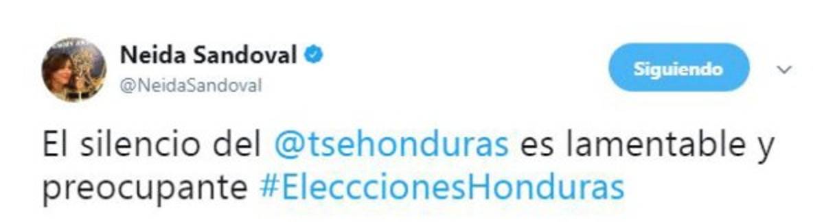 La queja de la periodista Neida Sandoval ante tardanza del Tribunal Supremo Electoral