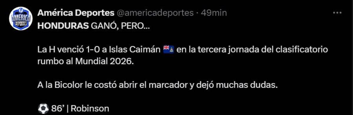 ¡No los perdonan! Así reaccionan los medios tras partido de Honduras ante Islas Caimán