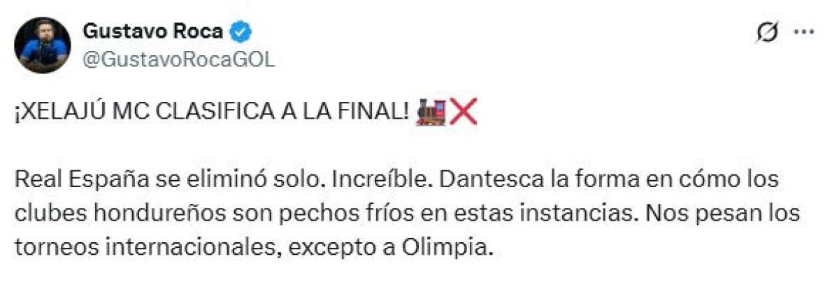 Así reaccionaron los medios y periodistas tras eliminación de Real España de Copa Centroamericana