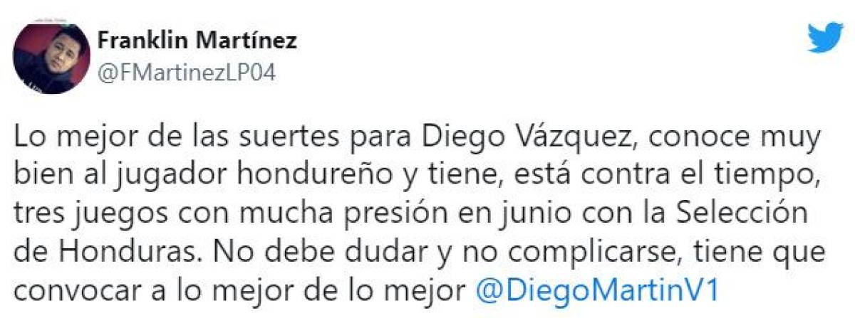Le desean éxitos: Afición y prensa deportiva reaccionan a la llegada de Diego Vazquez a la H