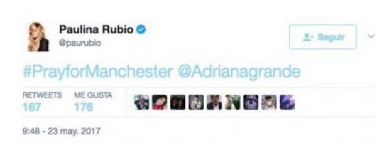 El segundo error de Paulina Rubio en Twitter.
