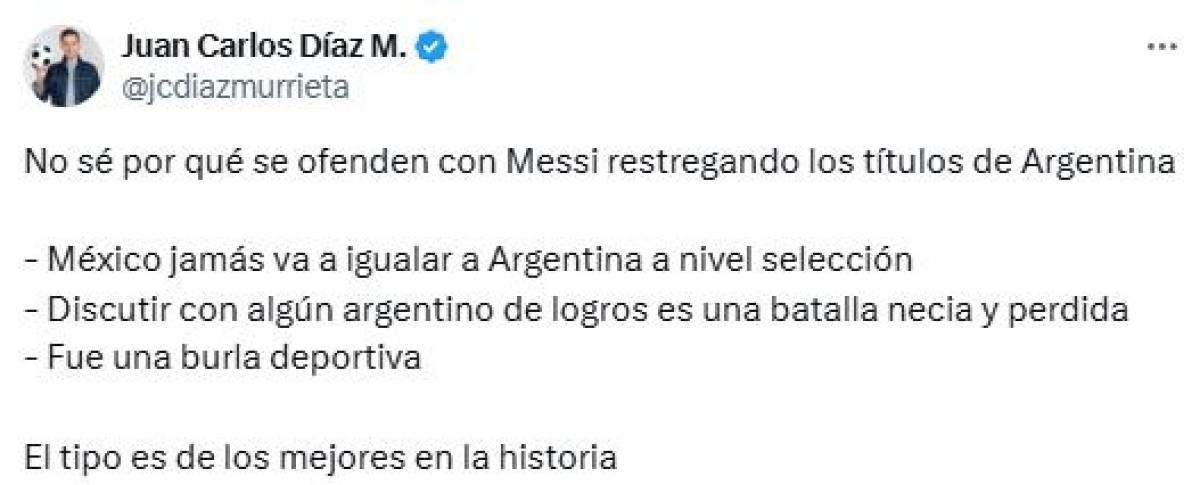 Prensa mexicana reacciona ardida por gesto de Lionel Messi contra aficionados del América