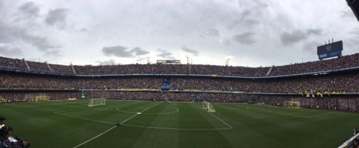 Ambientazo en La Bombonera previo al entrenamiento de Boca Juniors