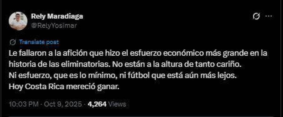 Fallaron a la afición Mal punto: Reacción de la prensa tras empate Honduras vs Costa Rica