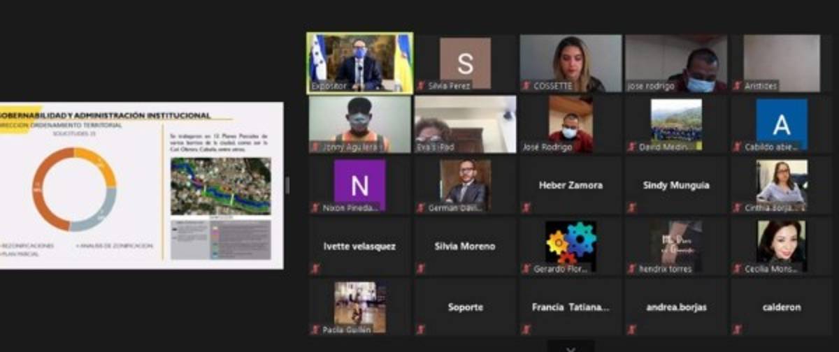 La Alcaldía del Distrito Central rinde cuentas en cabildo virtual
