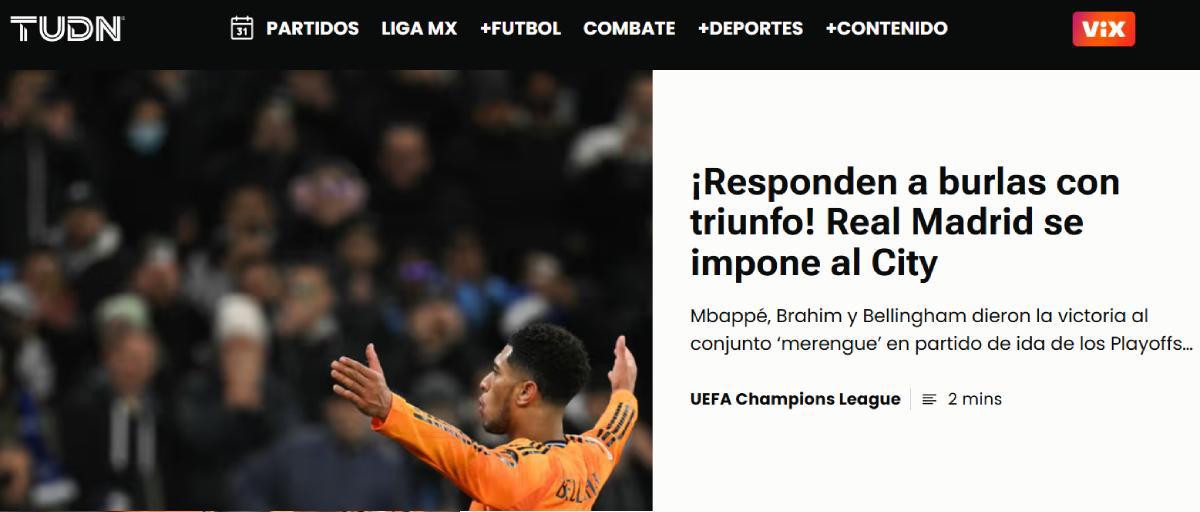 Reacción de la prensa tras la remontada del Real Madrid ante City: “También obra milagros”