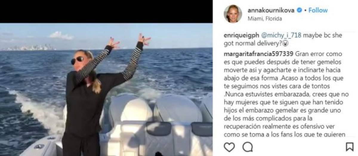 Anna Kournikova desata la furia de sus fans tras reaparecer delgada en Instagram