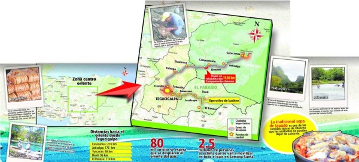 Honduras: Naturaleza y aventura son la oferta de la zona oriental