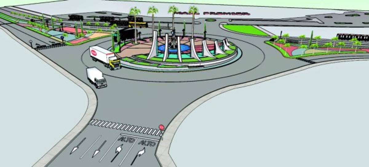 Con rotonda reorganizarán terminales de buses y taxis