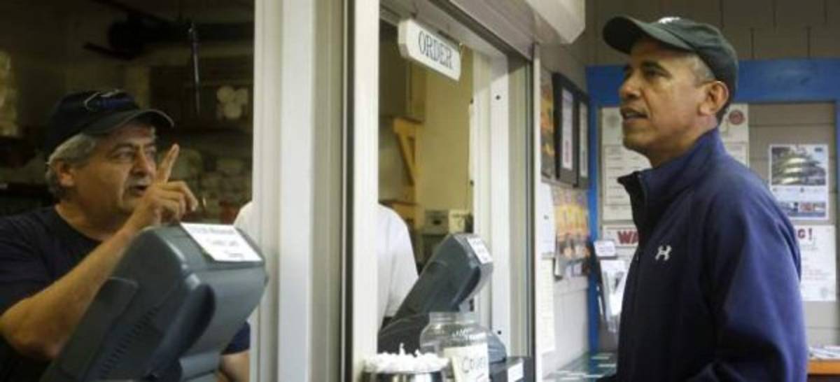 Obama se escapa de Casa Blanca y hace de las suyas