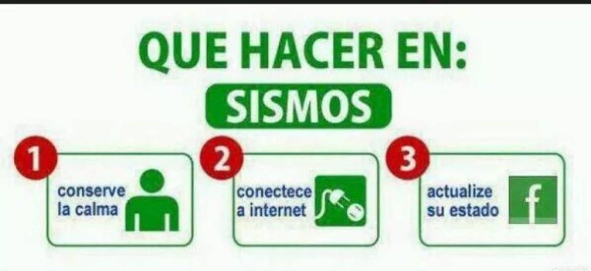 Los divertidos memes que invaden las redes tras el reporte de tres sismos en Honduras