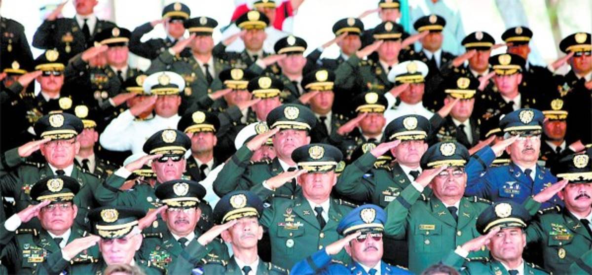 Honduras cuenta con un oficial por casi 10 efectivos en las FFAA