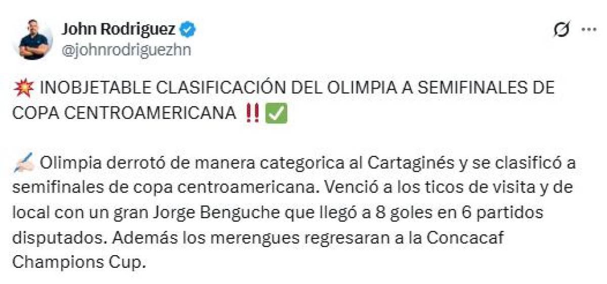 Así reaccionaron los medios de Costa Rica luego de que Olimpia eliminara a Cartaginés