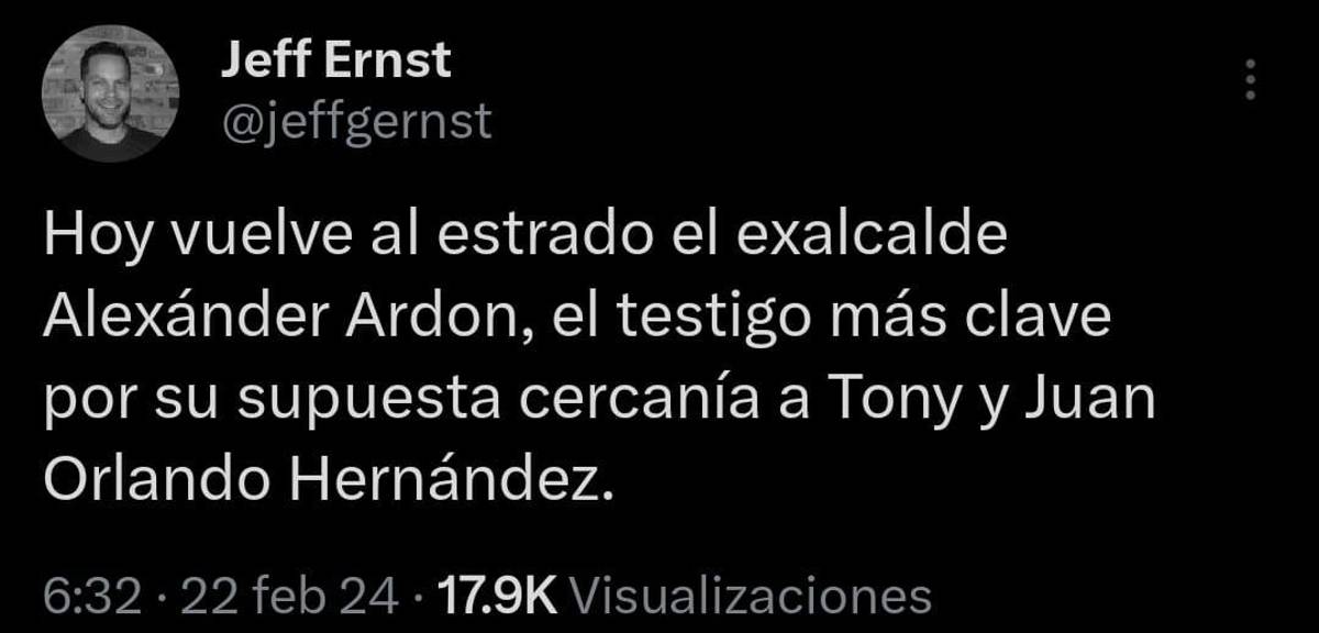 En directo: Juicio de Juan Orlando Hernández