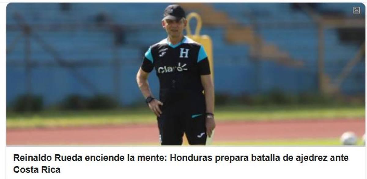 Así 'calientan' los medios de Costa Rica la previa del partido ante Honduras