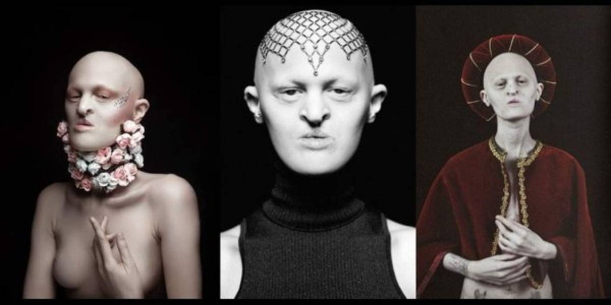 Modelo con inusual apariencia rompe estereotipos de belleza