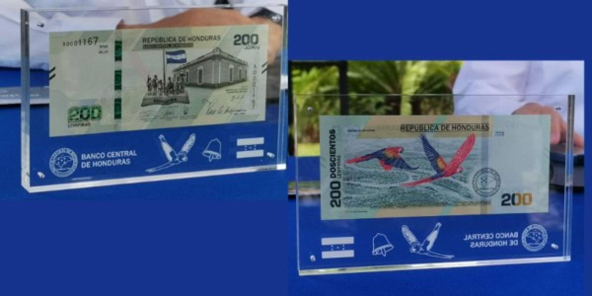 Lo que debes saber sobre el billete de 200 lempiras que entrará en vigencia el 1 de septiembre  