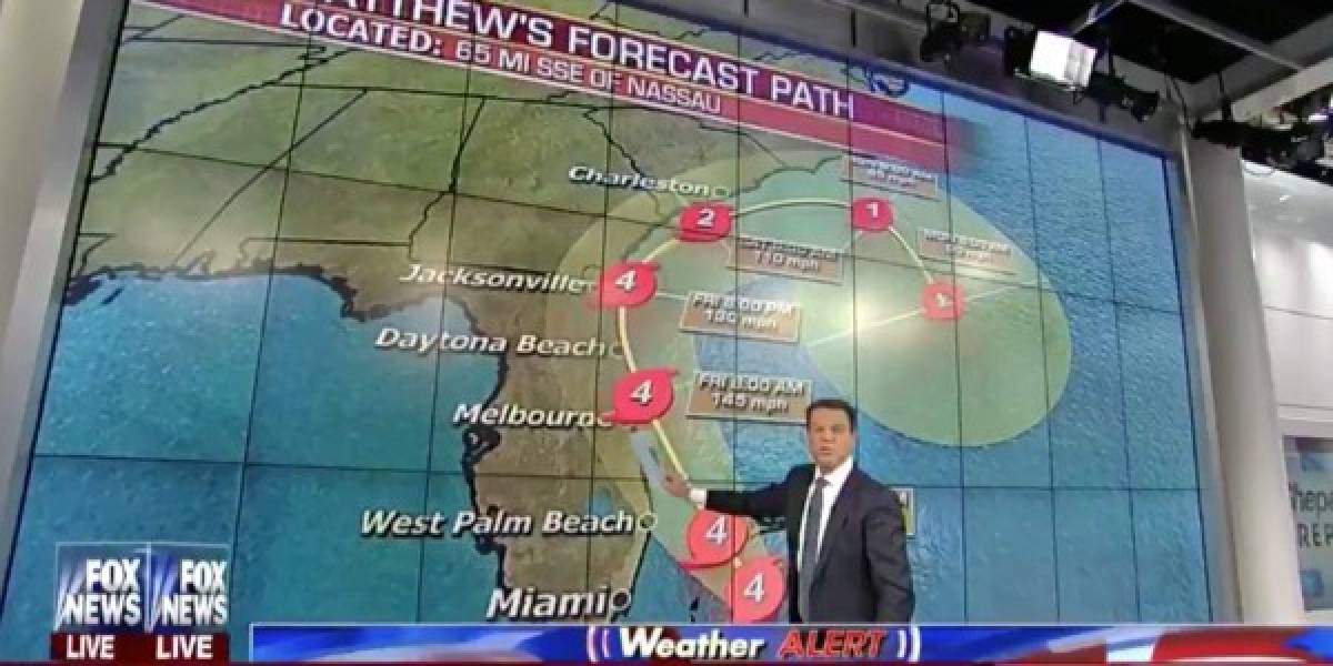 Presentador de TV 'profetiza' muerte para residentes de La Florida por paso de Matthew
