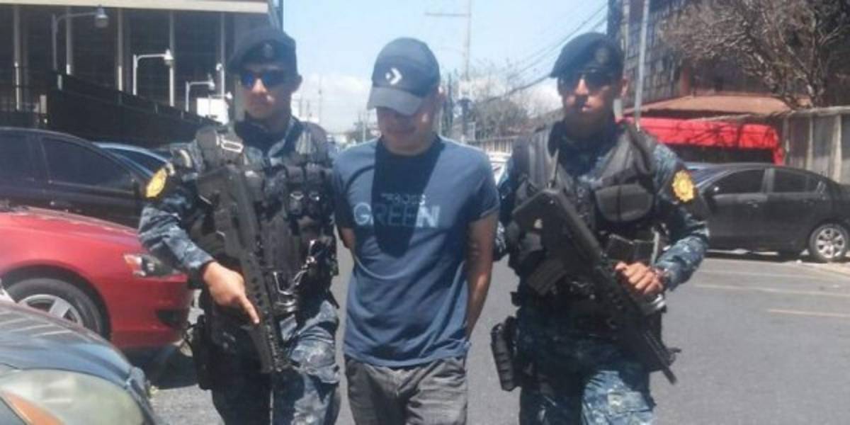Capturan al supuesto narco hondureño William Reiniery Medina Escobar en Guatemala