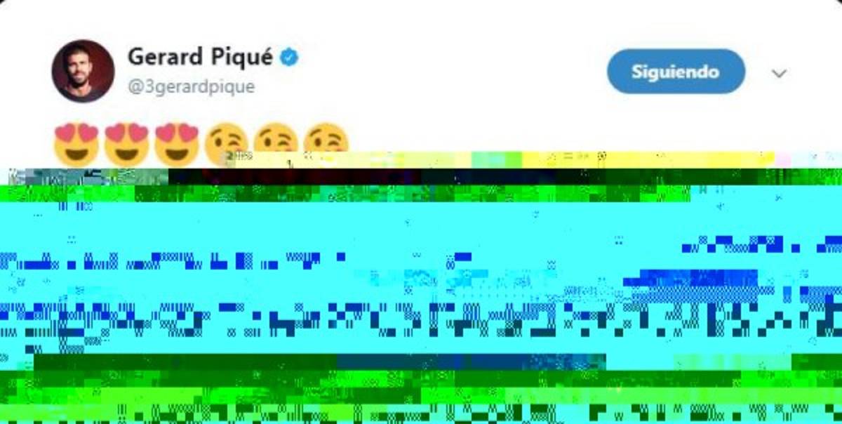 C este mensaje Piqué calló los rumores.